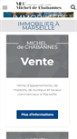 Mobile Screenshot of micheldechabannes.fr